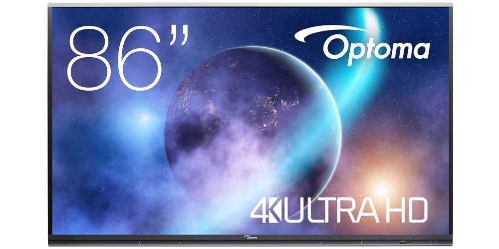 Optoma 5862RK+ Interactive Whiteboard 2.18 M [86] 3840 X 2160 Pixels Touchscreen Black (5862RK+ 86 Ifp - Uhd Quad Core A73 8GB Rma 64GB)
