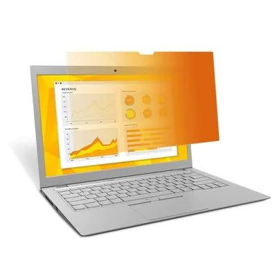 3M Gold Privacy Filters F/ Laptops W/ Comply Flip Attach (Gold Privacy Filter For - 12.5Inch Laptop With Comply - Attachment System GF125W9B 31.8 CM [12.5] Notebook Frameless Display - Warranty: 12