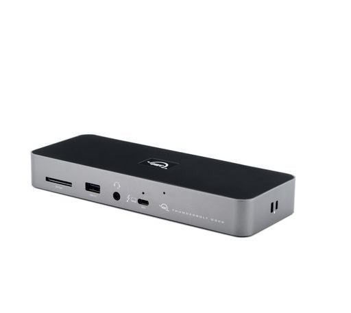 Owc Thunderbolt 4 Wired Black Grey (Owc 11-PortThunderbolt 4 Dock For Mac & Windows Add Three Thunderbolt + Four Usb Ethernet Audio And Card Reader)