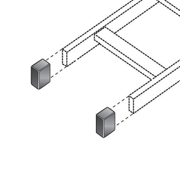 Black Box End Cap Kit - RM661 Panel Kit Grey FCC - 2 PC[S] - Warranty: 1188M