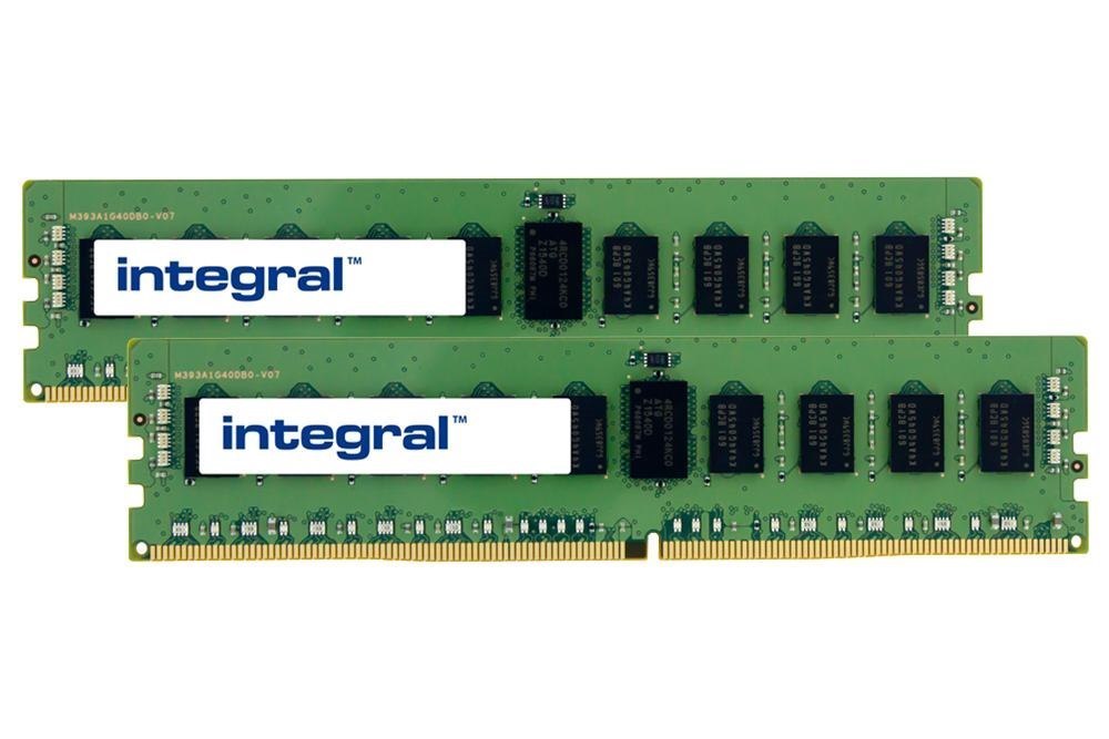 Integral 32GB [2x16GB] Server Ram Module Kit DDR4 2933MHZ Eqv. To S26361-F4083-L318 F/ Fujitsu Memory Module Ecc (32GB [2x16GB] Server Ram Module Kit DDR4 2933MHZ PC4-23400 Registered Ecc Rank1 1.2V 2
