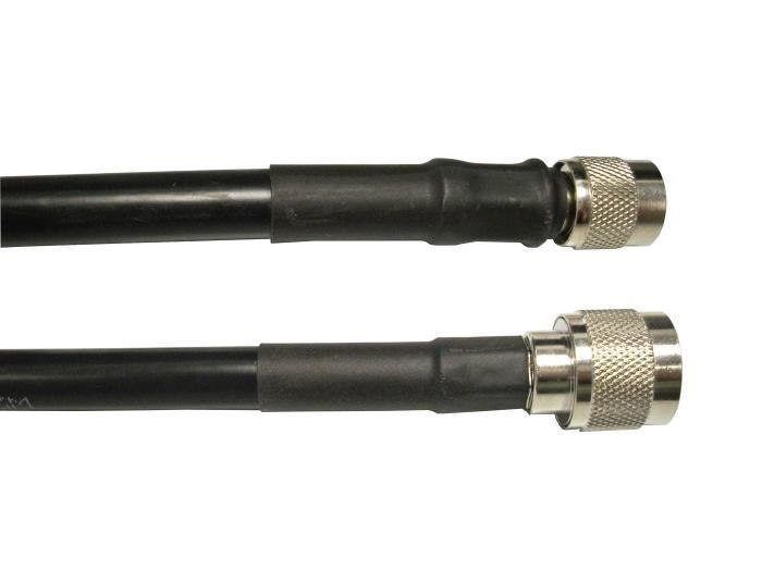 Ventev 400-02-07-P15 Coaxial Cable 4.6 M RPTNC N-Style Black (15 TWS400 NM RPTM - 400-02-07-P15 4.6 M RPTNC - N-Style Black - Warranty: 24M)