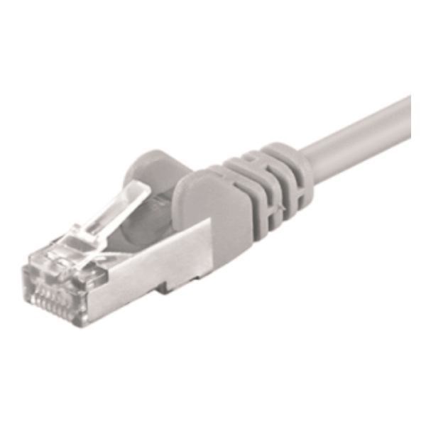 M-Cab 1M SFTP Cat5e Networking Cable Grey Sf/Utp [S-FTP] (Cat5e SFTP RJ45 1M Grey - 2.5Gbit Patch Cable)