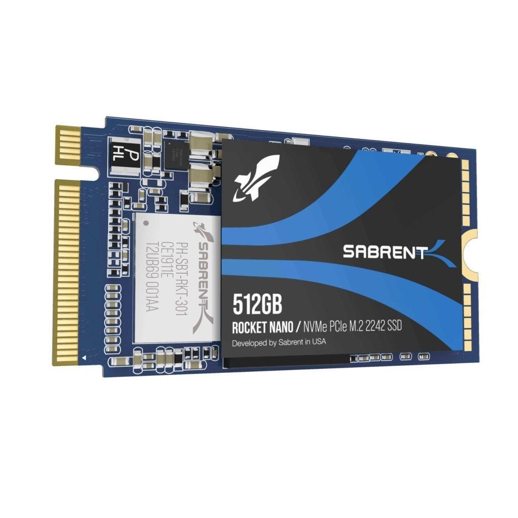Sabrent SB-1342-512 Internal Solid State Drive M.2 512 GB Pci Express 3.0 3D TLC Nand NVMe (Sabrent 512GB Rocket NVMe PCIe M.2 2242 DRAM-less)
