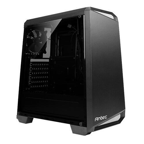Antec NX100 Computer Case - ATX Motherboard Supported - Mid-tower - Hot Dip Galvanized Steel, Plastic - Black, Grey