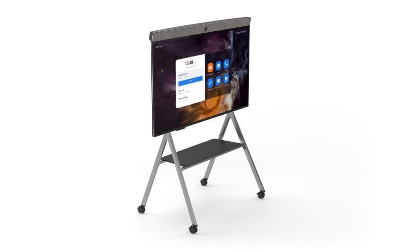 Neat Neatboard-Floorstand Interactive Whiteboard Accessory Mount Black Silver (Neat - Cart - For All-In-One - Screen Size: 65 - For Board)