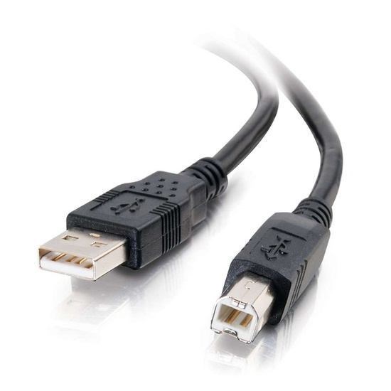 C2G 1M Usb 2.0 A/B Cable - Black [3.3 FT] (C2G 1M Usb 2.0 A/B Cable - Black [3.3 FT])