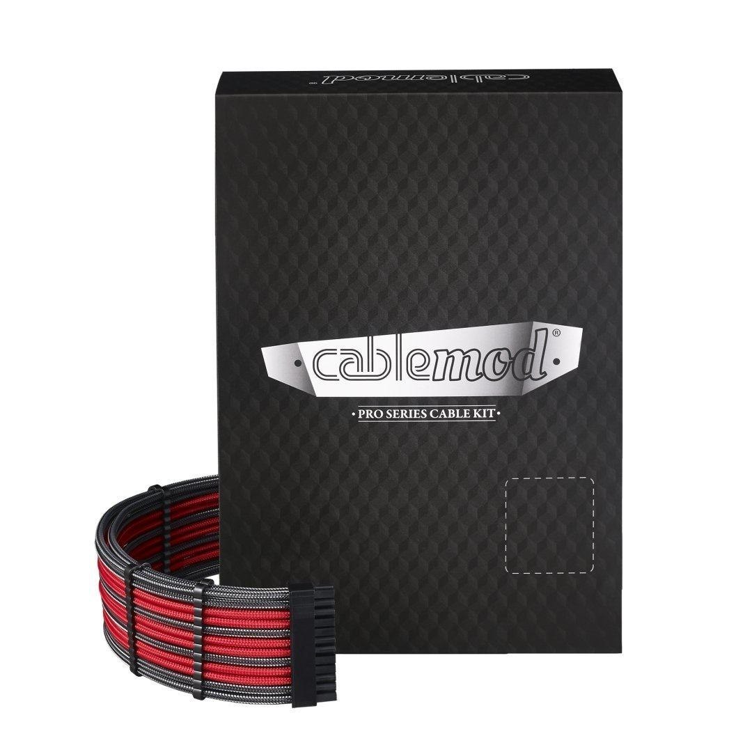 Cablemod Cm-Prts-Fkit-Nkcr-R Internal Power Cable (CableMod Pro ModMesh RT-Series Asus Rog / Seasonic Cable Kits - Carbon/Red)