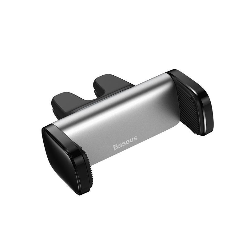 Baseus Steel Cannon Active Holder Mobile phone/Smartphone Black Silver (Baseus Steel Cannon Air Outlet Car Mount - Silver)