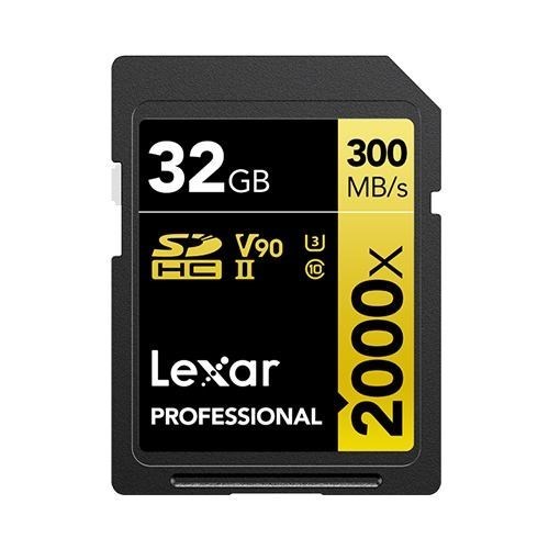 Lexar Professional 2000X 32 GB SDHC Uhs-Ii Class 10 (32GB Lexar Professional 2000X SDHC Uhs-Ii Cards Up To 300)