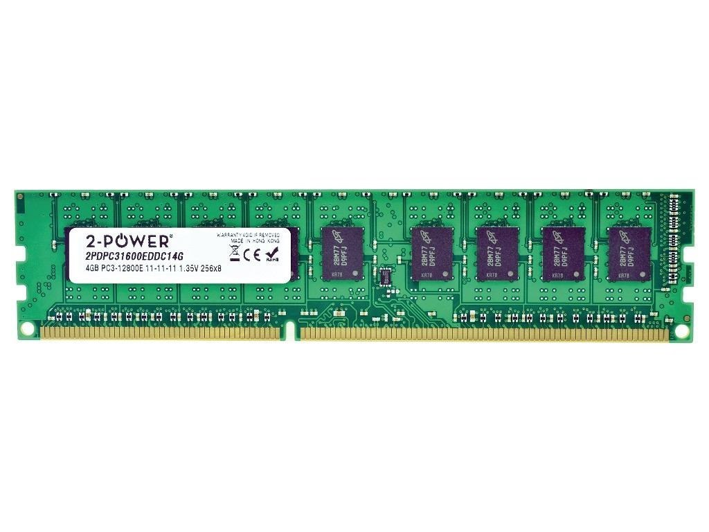 2-Power 4GB DDR3L 1600MHz Ecc + TS Udimm Memory (4GB DDR3L 1600MHz Ecc + TS Udimm)