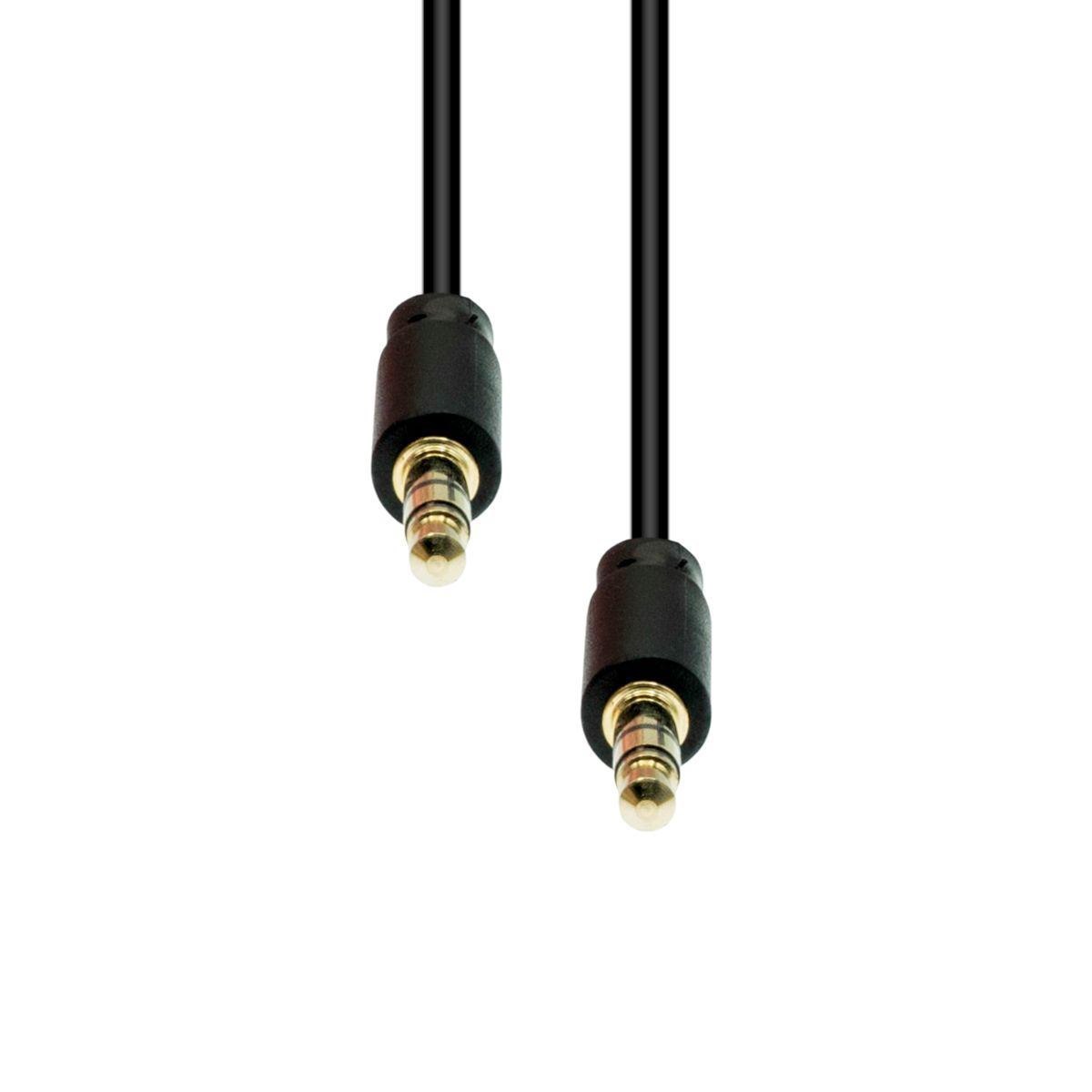 ProXtend 3-Pin Slim Cable M-M Black 5M - Warranty: 360M