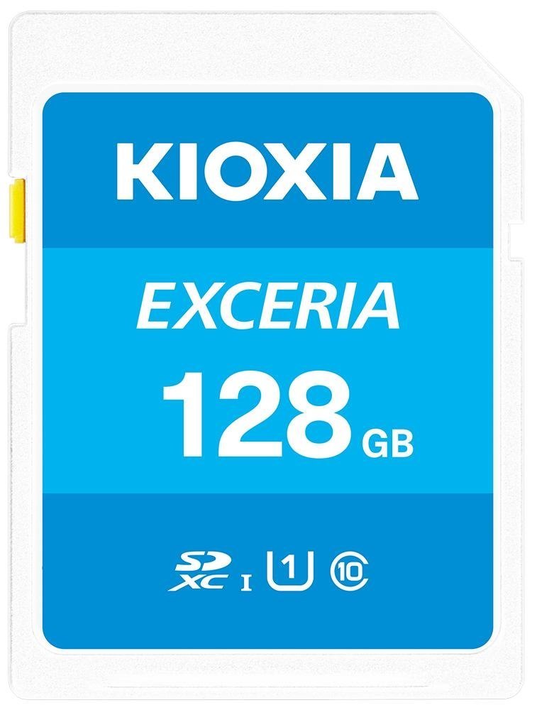 Kioxia Exceria 128 GB SDXC Uhs-I Class 10 (Kioxia 128GB Exceria U1 Class 10 SD Card)