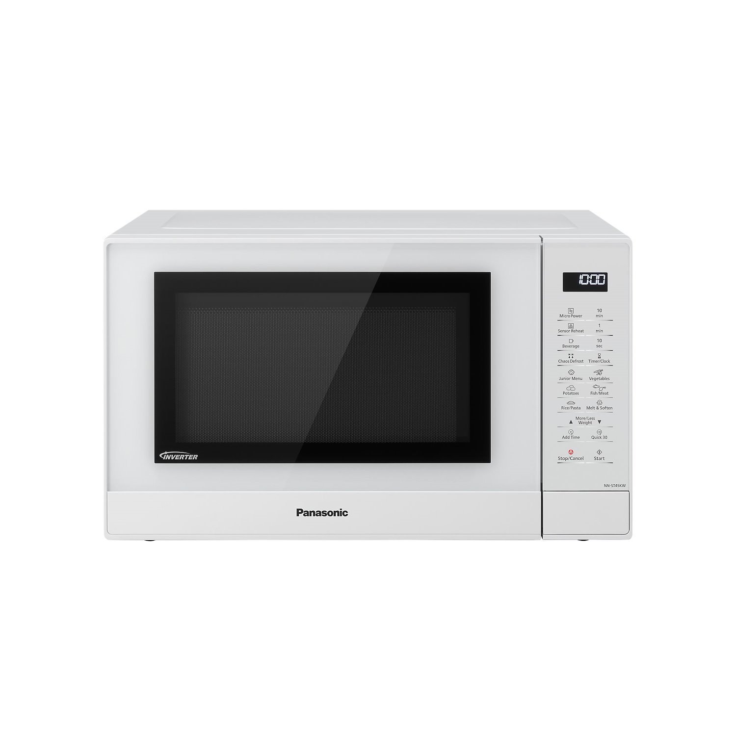 Panasonic NN-ST45KWBPQ Microwave Countertop Solo Microwave 32 L 1000 W White (Panasonic 32 Litre Solo White)