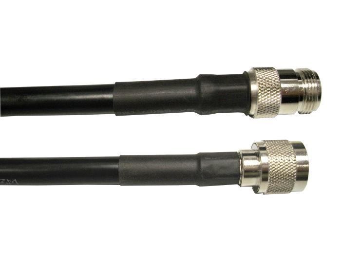 Ventev 400-06-07-P20 Coaxial Cable 6 M N-Style Black (20 TWS400 NM NF - 400-06-07-P20 6 M N-Style - N-Style Black - Warranty: 12M)
