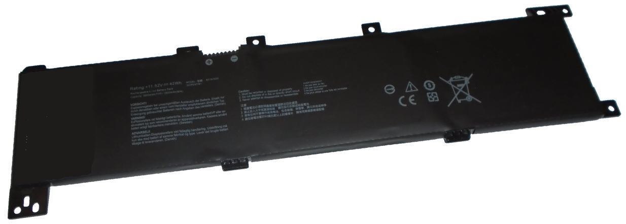 Bti B31N1635- Laptop Spare Part Battery (Replacement 3 Cell Battery For Asus X705na X705NC X705ua X705uv Series Replacing Oem Part Numbers B31N1635 // 11.52V 3652mAh 42Wh)