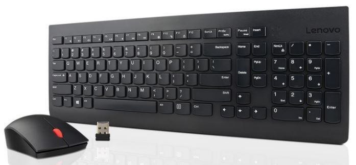 Lenovo 4X30M39496 Keyboard Mouse Included RF Wireless Uk English Black (Essential Wireless Keyboard - And Mouse Combo Uk)