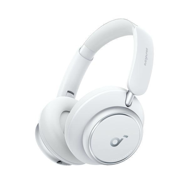 Anker Space Q45 Headphones Wired & Wireless Head-Band Calls/Music Usb Type-C Bluetooth White (Space Q45 - White)