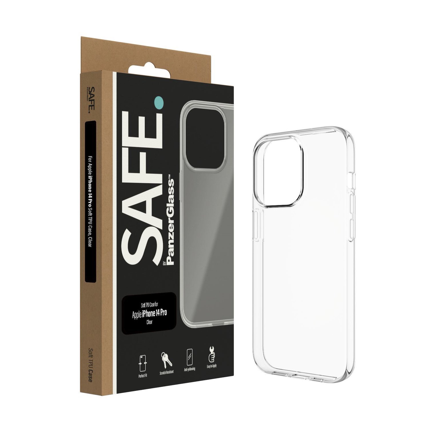 Safe Case for Apple iPhone 14 Pro Smartphone - Transparent