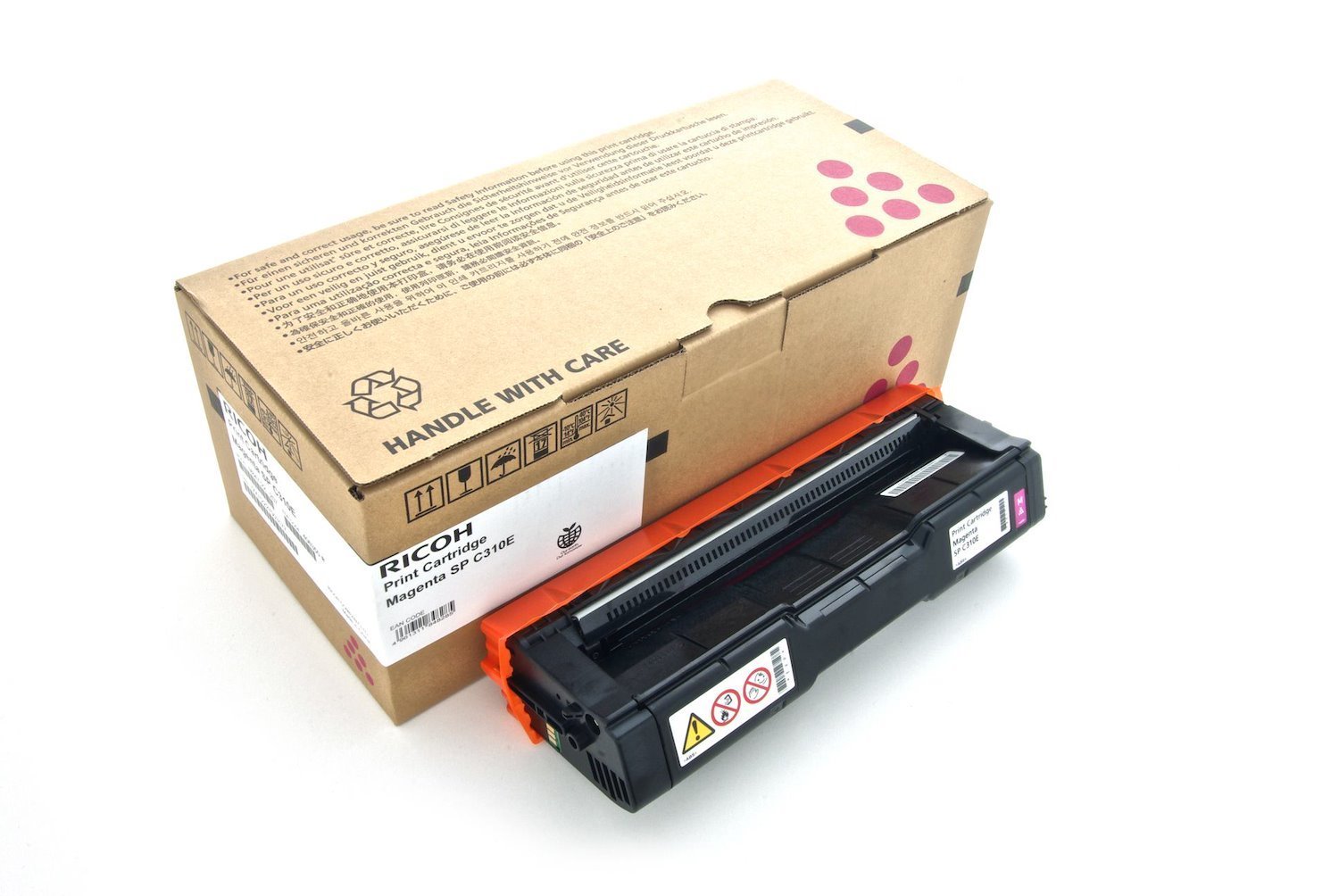 Ricoh 406350 Original Laser Toner Cartridge - Magenta Pack