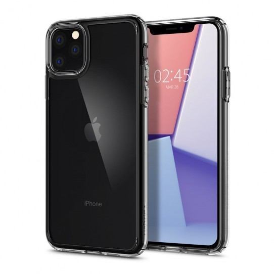 Spigen Ultra Hybrid Mobile Phone Case Cover Transparent (Spigen Ultra Hybrid Case For iPhone 11 Pro Max - Transparent)