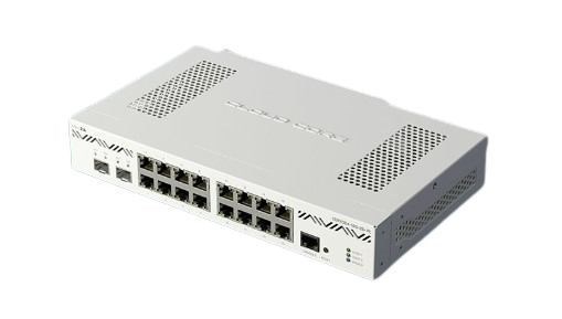Mikrotik CCR2004-16G-2S+PC Wired Router Fast Ethernet White (MikroTik CCR2004 Cloud Core Router 16 Port Passive Cooled - CCR2004-16G-2S+PC [Uk Adapter])