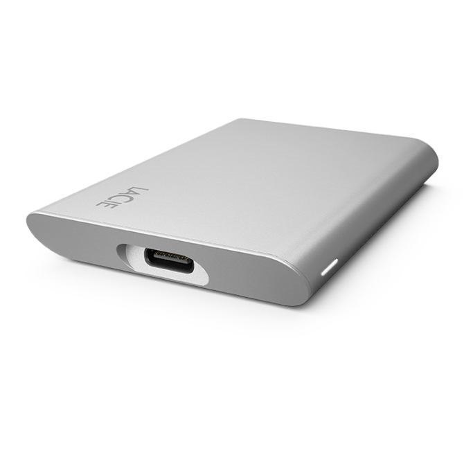 LaCie STKS1000400 External Solid State Drive 1 TB Silver (SSD Ext 1TB Portable SSD V2 Usb-C)
