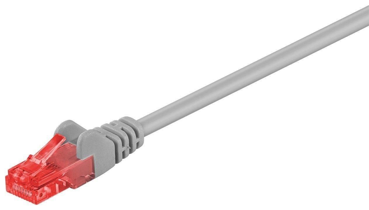 Microconnect Cat6 Utp 1M Networking Cable Grey U/Utp [Utp] (U/Utp Cat6 1M Grey PVC - Unshielded Network Cable - PVC 4x2xAWG 26 Cca - Warranty: 300M)