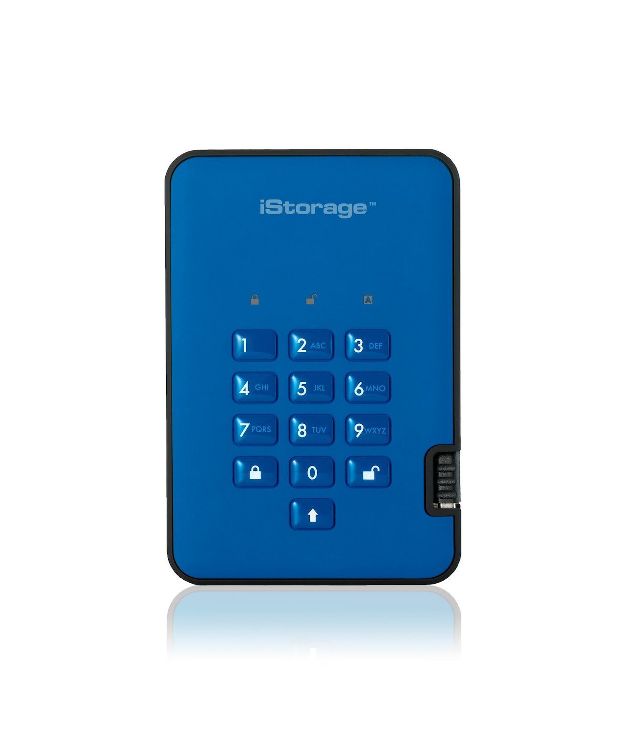 iStorage diskAshur2 256-Bit 5TB Usb 3.1 Secure Encrypted Hard Drive - Blue Is-Da2-256-5000-Be (diskAshur2 256-Bit 5TB - Blue)
