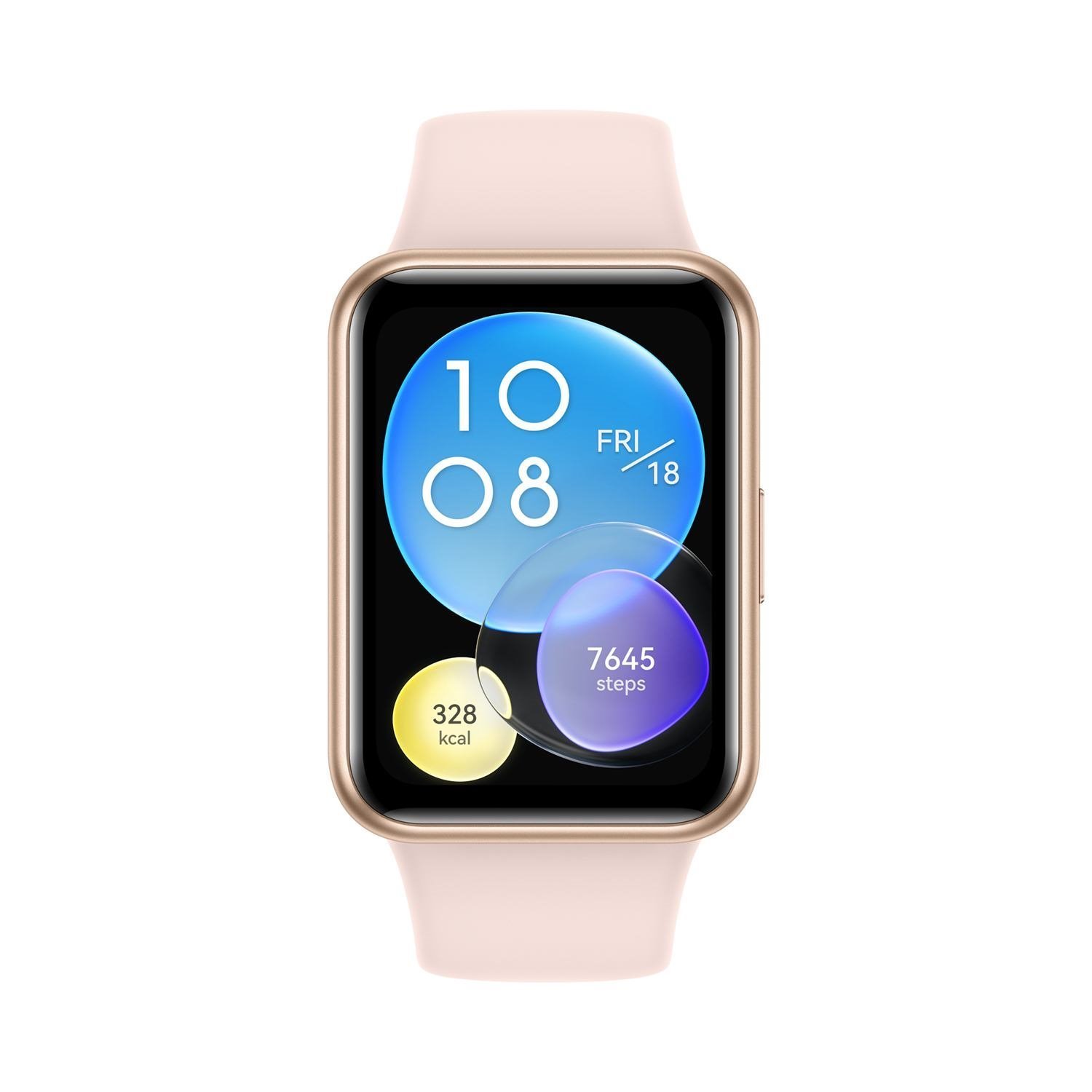 Huawei Watch Fit 2 4.42 CM [1.74] Amoled 33 MM Digital 336 X 480 Pixels Touchscreen Pink GPS [Satellite] (Watch Fit 2 Active Sakura Pink)