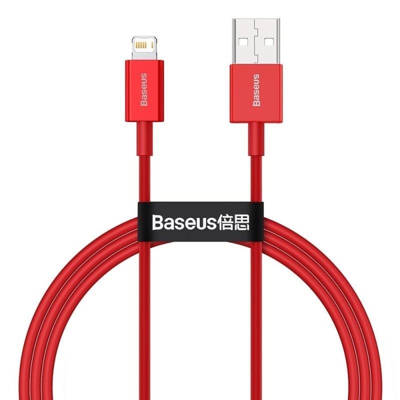 Baseus Calys-A09 Lightning Cable 1 M Red (Baseus Superior Fast Charge Usb-A To Lightning Cable 2.4A 1M - Red)