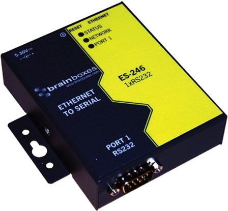 Brainboxes Es-246 Network Card Ethernet 100 Mbit/S (Ethernet 1 Port RS232 - Es-246 Wired RS-232 - Ethernet 100 Mbit/S Multicolor - Warranty: 1188M)