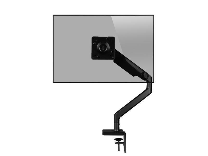 Humanscale M21CMBBTB Monitor Mount / Stand 76.2 CM [30] Aluminium Black Desk (Humanscale - M2.1 Monitor Arm With Two-Piece Clamp Mount Base Black With Black Trim)