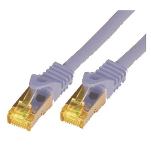 M-Cab 0.5M Cat7 S-FTP Networking Cable Grey S/FTP [S-STP] (Cat7 SFTP RJ45 LSZH 0.5M Grey - 10Gbit Raw Patch Cable)