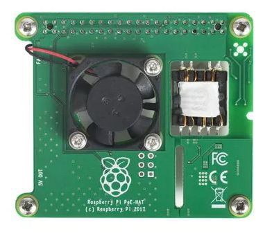 Raspberry Pi PoE Hat Black Green (PoE Hat For Pi 3 Model B+ - PoE Hat Raspberry Pi - Raspberry Pi Black Green 37 - 57 V 65 MM 56.5 MM - Warranty: 12M)