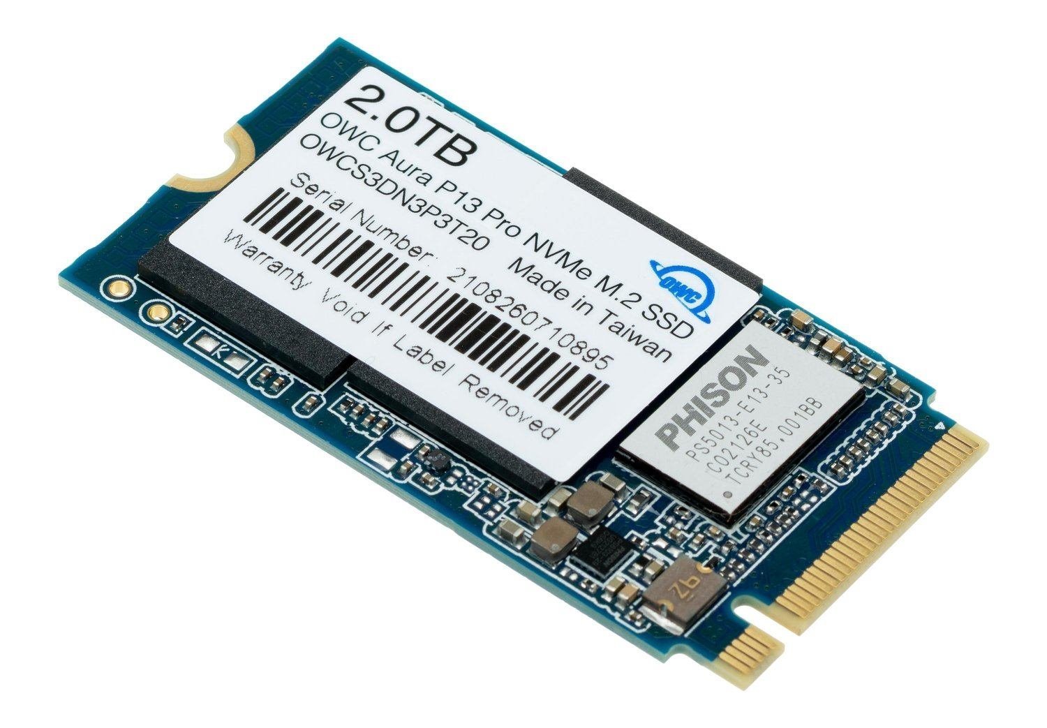 Owc 2.0TB Aura P13 Pro M.2 2 TB Pci Express 3.1 3D TLC Nand NVMe (2.0TB Aura P13 Pro M.2 2242 - NVMe SSD High Performance - Warranty: 12M)