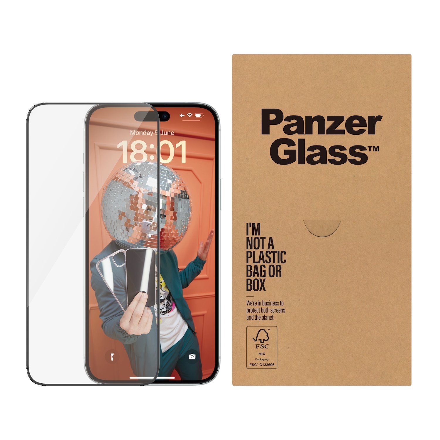 PanzerGlass ™ Screen Protector iPhone 15 Plus | Ultra-Wide Fit W. EasyAligner (PanzerGlass Apple iPhone 15 Plus Uwf Wa. Warranty: 2YM)
