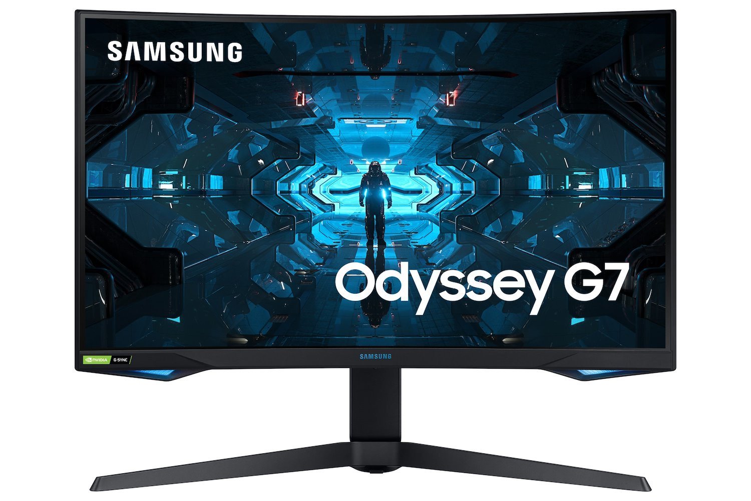 Samsung Odyssey G7 C27G75TQSP 27" Class WQHD Curved Screen Gaming LED Monitor - 16:9 - Black