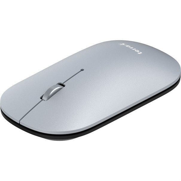 Wortmann Ag Terra NBM1000S Mouse Ambidextrous RF Wireless + Bluetooth Optical 4000 Dpi (Terra Mouse NBM1000S Wireless BT Silber)
