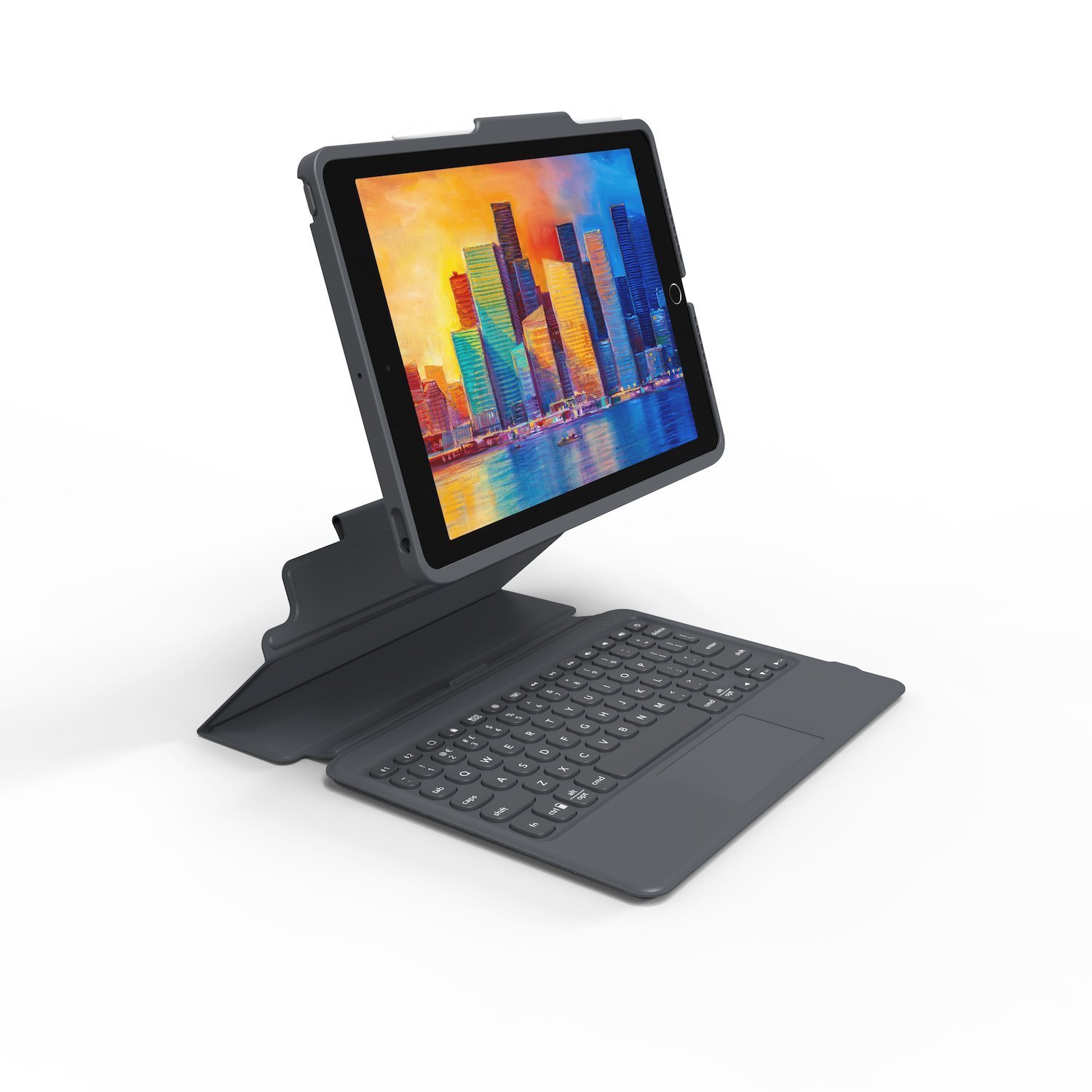 ZAGG Pro Keys Keyboard/Cover Case for 25.9 cm (10.2") Apple iPad (7th Generation), iPad (8th Generation), iPad (9th Generation) Tablet, Stylus, Apple Pencil - Black