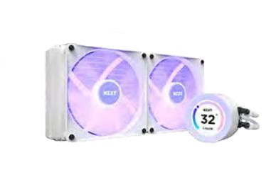NZXT Kraken Elite 280 RGB Processor All-In-One Liquid Cooler 14 CM White 1 PC[S] (NZXT Kraken 280 Elite White RGB Aio Cpu Water Cooler - 280MM)