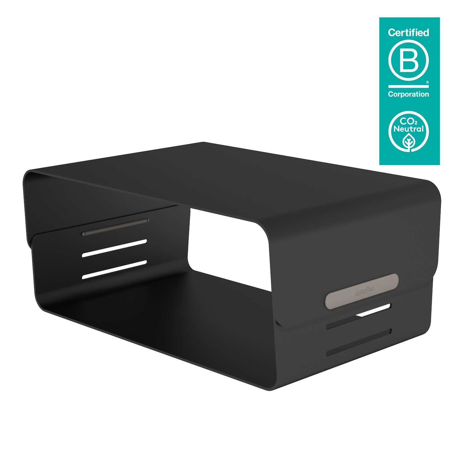 Dataflex Addit Bento® Monitor Riser - Adjustable 123 (Dataflex Addit Bento Monitor Riser - Adjustable 123 - Black [1Year Warranty])