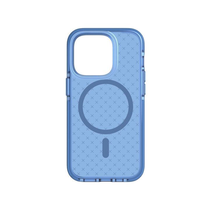 Tech21 Evo Check Mobile Phone Case 15.5 CM [6.1] Cover Blue (Evocheck Mgsafeblue - Iphone 14 Pro)