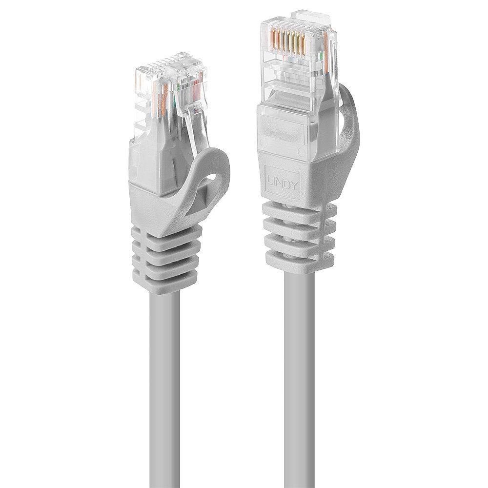 Lindy 0.3M Cat.5E U/Utp Cable Grey (0.3M Cat5e U/Utp Snagless - Network Cable Grey)