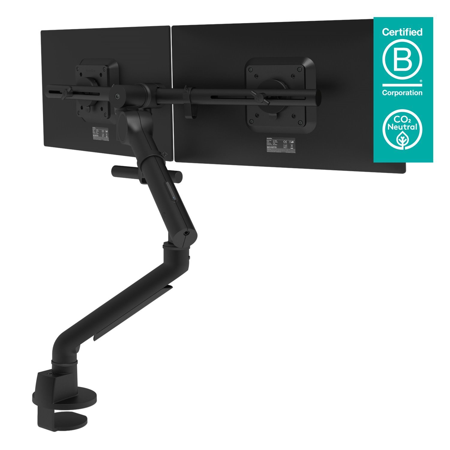 Dataflex Viewgo Pro 100.1 CM [39.4] Black Desk (Dataflex Viewgo Pro Black Dual Monitor Arm [5Years Warranty])