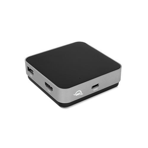 Owc Usb-C Travel Dock Wired Usb 3.2 Gen 1 [3.1 Gen 1] Type-C Grey (Owc Usb-C Travel Dock V2 - Grey. Connect Fast External Drives Usb Accessories A 4K Display And More Even While On The Go All With