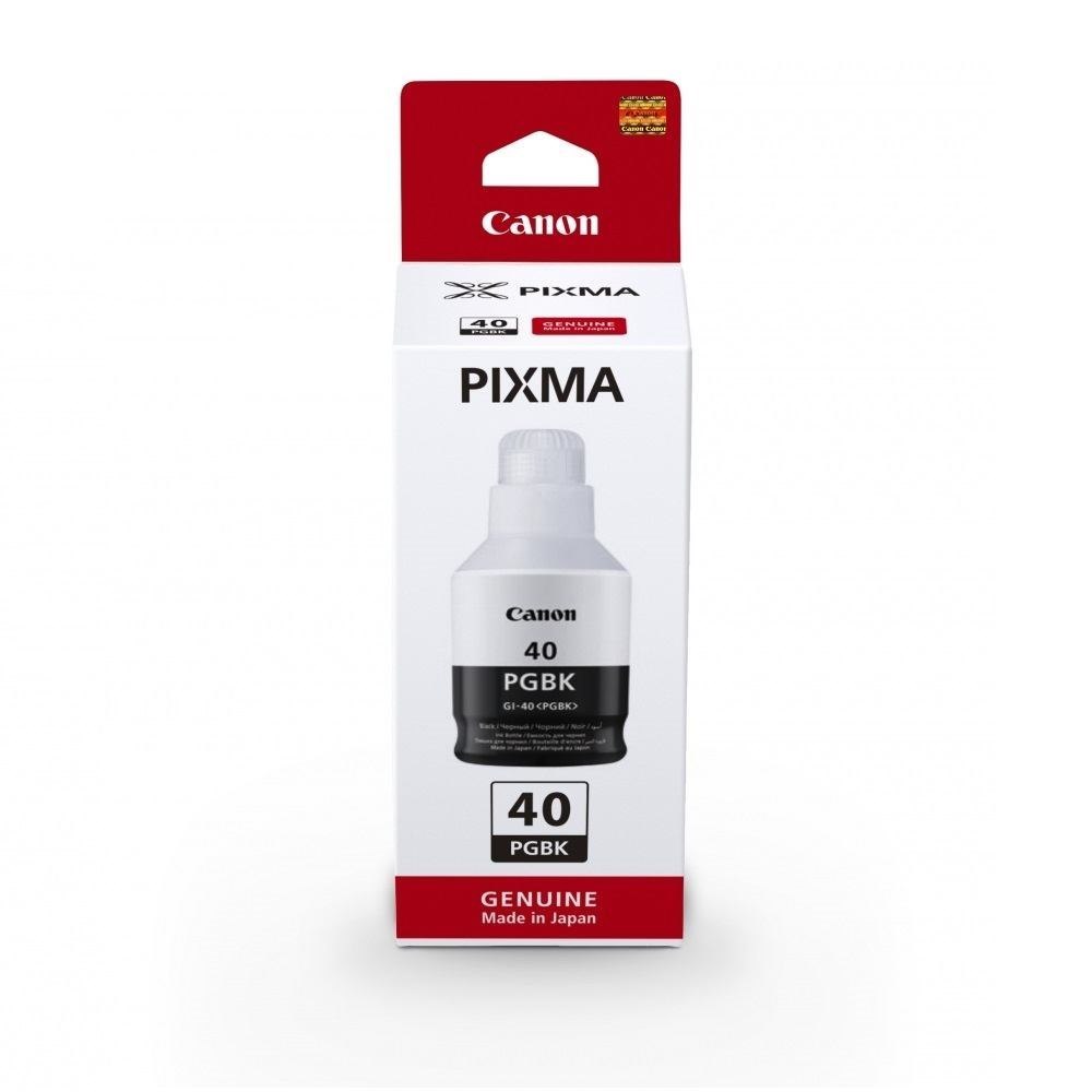 Canon GI-40PGBK Ink Refill Kit - Black - Inkjet