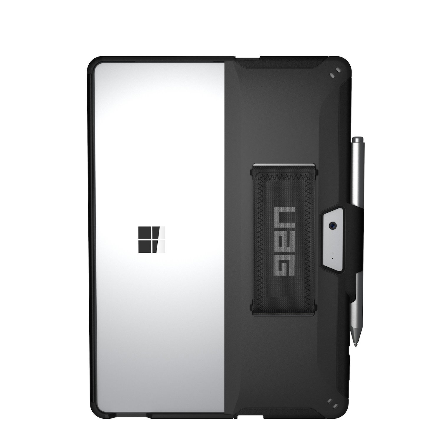 Urban Armor Gear Scout 25.4 CM [10] Cover Black (Uag Scout Handstrap Case Black - F/ Microsoft Surface Go 2/Go)