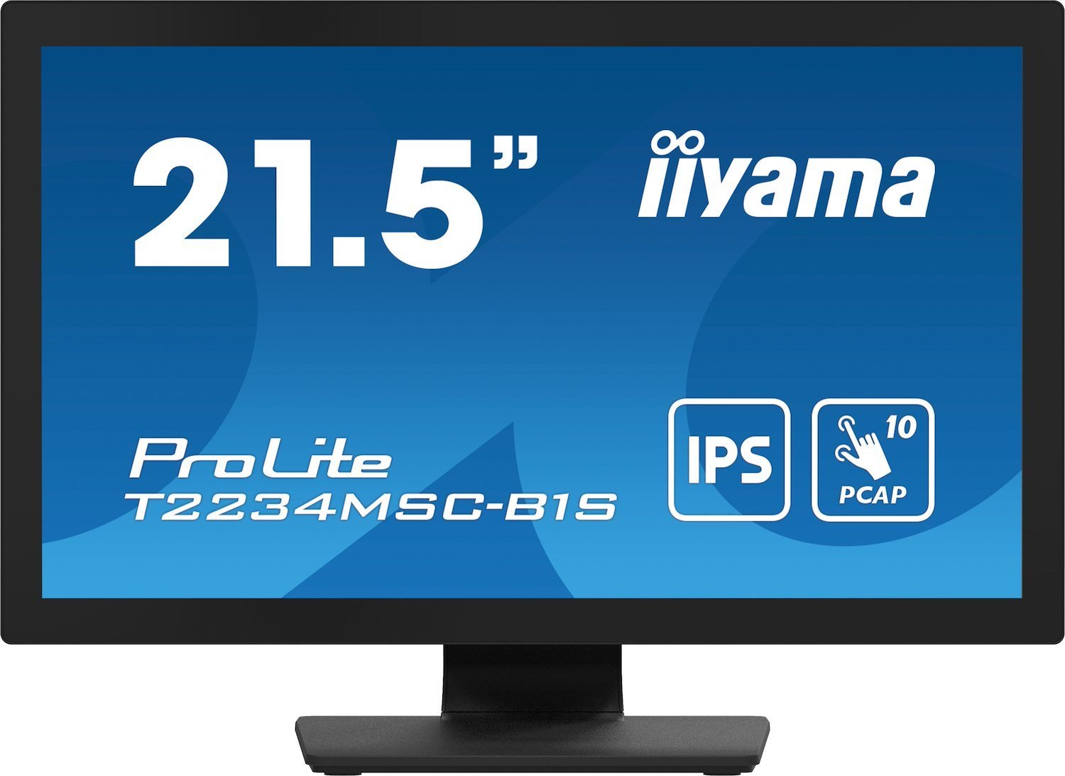 Iiyama ProLite T2234MSC-B1S Computer Monitor 54.6 CM [21.5] 1920 X 1080 Pixels Full HD Touchscreen Black (22 Prolite T2234MSC-B1S Touch Monitor - 22 Full HD Ips Pcap 10 Point Touch Monitor Black 1920