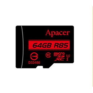 Apacer microSDXC Uhs-I U1 Class10 64 GB (Apacer microSDHC Uhs-I U1 Class10 R85 64GB W/ 1 Adapter RP)